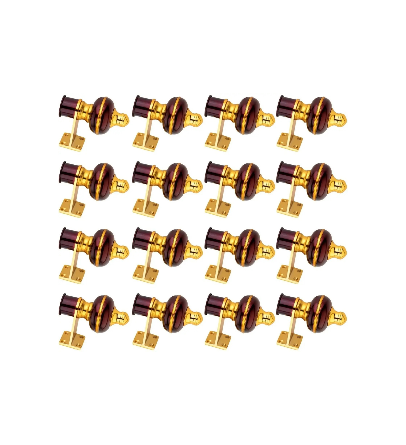 Maroon Gold Curtain Bracket - Ghazian - Image 3